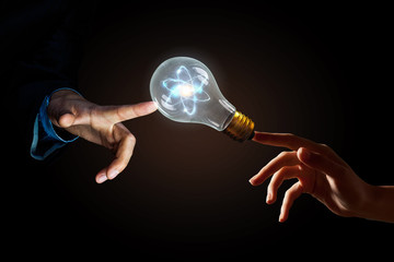 Wall Mural - concept of electric energy