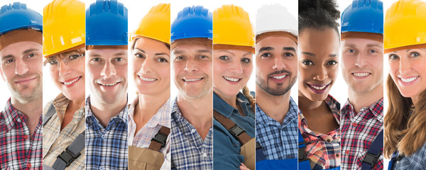 Sticker - Set Of Construction Workers