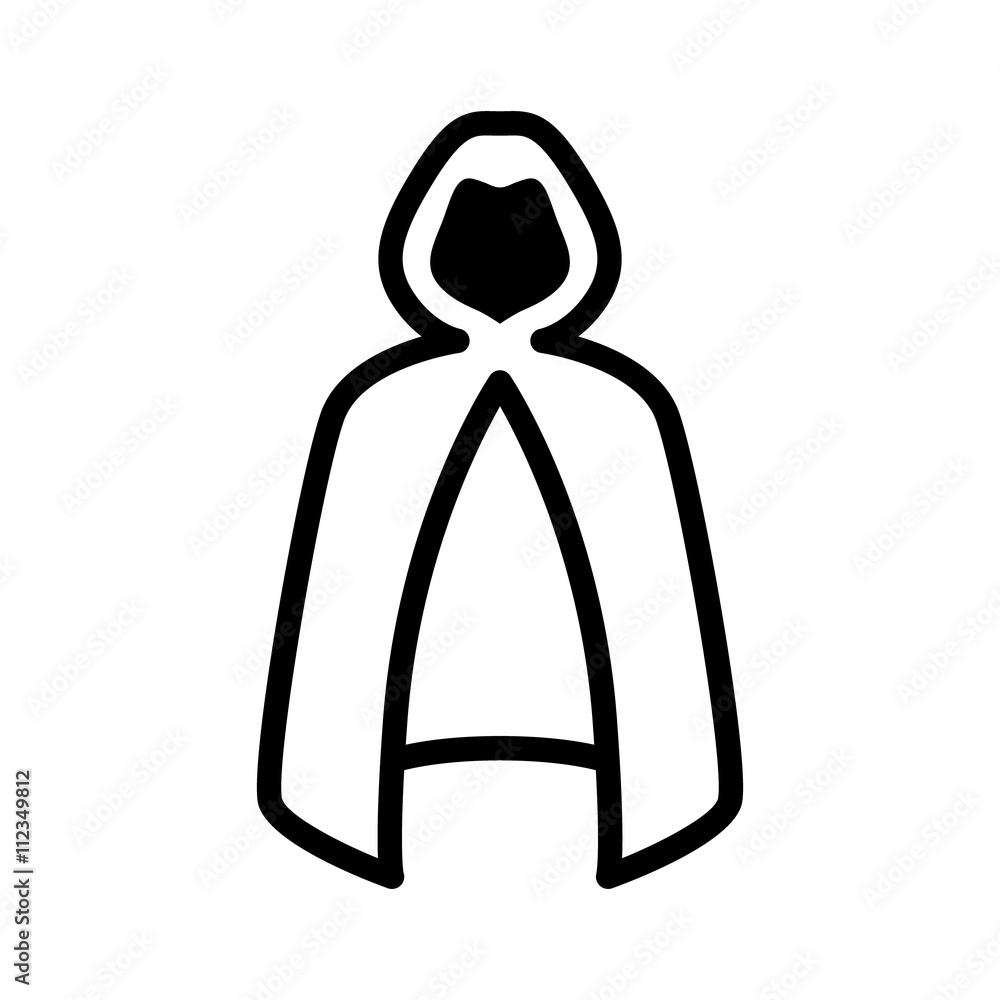 invisibility-cloak-or-mantle-line-art-icon-for-games-and-websites-stock-vector-adobe-stock