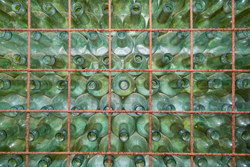 Old wine bottles