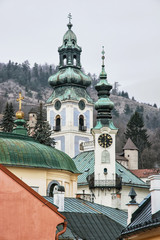 Old castle in Banska Stiavnica, Slovakia, cultural heritage