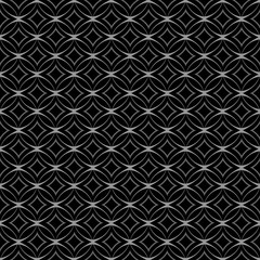 Wall Mural - Intertwined seamless pattern with circles