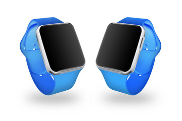 Leinwandbilder - Smart watch isolated, isometric.
