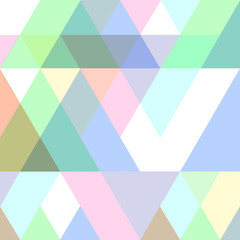 Wall Mural - geometric seamless pattern in pastel colors