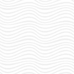 Wall Mural - white seamless pattern of abstract waves