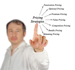 Canvas Print - diagram of Pricing Strategies