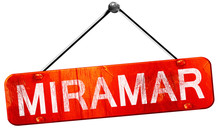 Miramar, 3D Rendering, A Red Hanging Sign