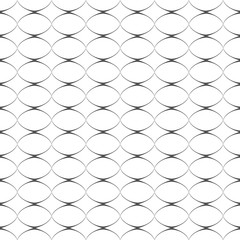 Wall Mural - geometric delicate simple seamless pattern with ovals