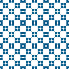 Sticker - geometric seamless pattern with rounded square shapes