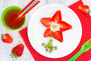 Wall Mural - Edible fruit flower