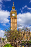 Fototapeta Londyn - Big Ben at the Palace of Westminster, landmark of London, UK