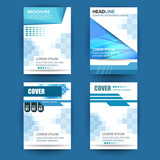 Fototapeta  - A4 cover annual flyer report business vector