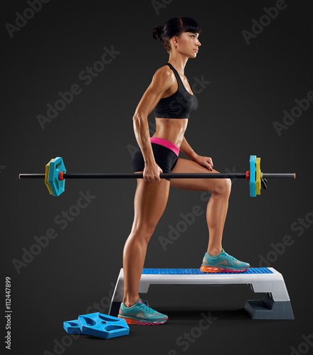 Fototapeta do kuchni Fitness athletic young woman