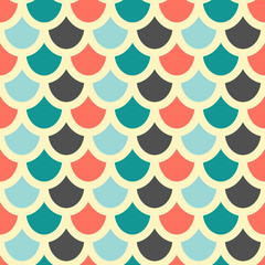 Wall Mural - vector. fish skin style seamless pattern. background suitable for wrapping paper print, packaging, c