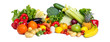 Gesundes Gemüse als Panorama Hintergrund