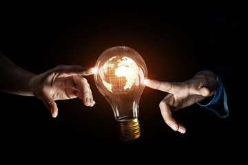 Wall Mural - concept of electric energy