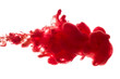 Red ink in water