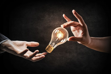 Wall Mural - concept of electric energy