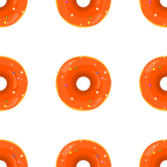 Donut Seamless Background Texture Pattern