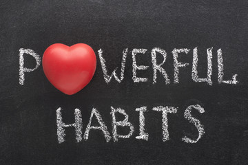 Poster - powerful habits heart