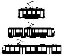 Set Of Trams
