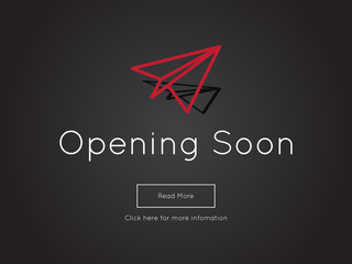 opening soon for website template