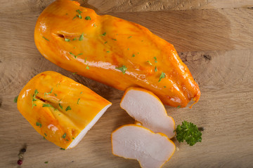 Smoked chicken fillets