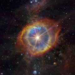 Wall Mural - stars nebula in space