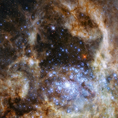 Wall Mural - stars nebula in space