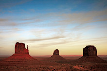 Scenic View Of Monument Valley Utah USA