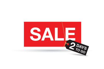 Wall Mural - two day sale sign