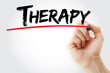 © dizain - Hand writing Therapy with marker, health concept