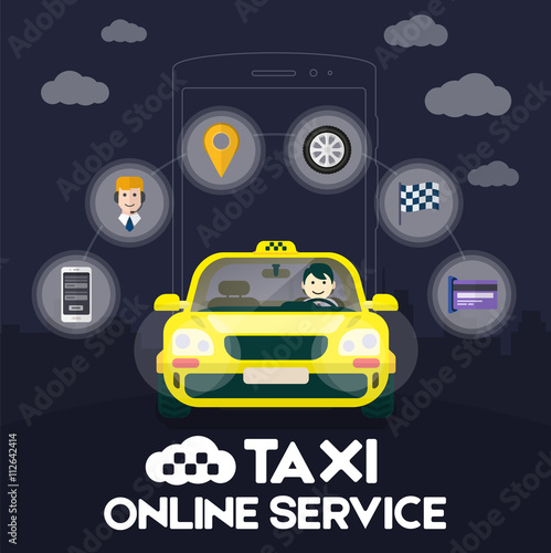 Taxi Service Flat Yellow Taxi With A Driver Traveling On The Road Flat Icon Taxi Service Car Front View Taxi Online Infographic Icons Application For Taxi Online Taxi Logo Vector Buy Taxi Service Flat Yellow Taxi With A Driver Traveling On The Road Flat Icon Taxi Service Car Front View Taxi Online Infographic Icons Application For Taxi Online Taxi Logo Vector Buy