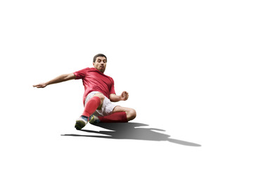 Wall Mural - soccer player in action