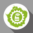 © djvstock - Eco design. Green icon. Isolated illustration , vector