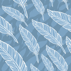  seamless pattern with feather