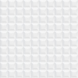 Fototapeta Perspektywa 3d - White ceramic cubes texture - seamless.