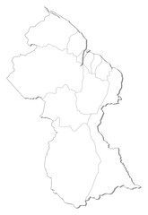  Map - Guyana