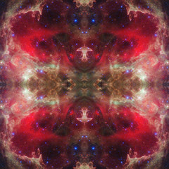 Wall Mural - universe simmetric background. elements of this image furnished