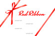 © Africa Studio - Shiny red ribbon with bow isolated on white