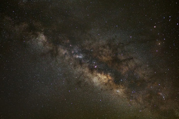 Wall Mural - core of milky way. galactic center of the milky way, long exposu