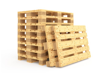 Euro pallets.