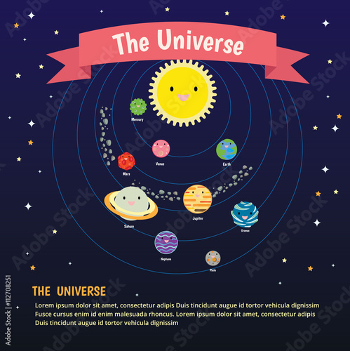 The Universe Kids Infographics Solar System Planets