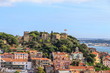 Vista do Castelo de São Jorge em Lisboa Portugal
