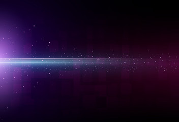 Wall Mural - Abstract background is of squares,luminous lines and small parti