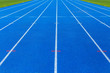  sport and lifestyle concept. Running track in stadium