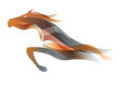 Running horse.
Colorful stylized illustration of running horse. Vector available.
