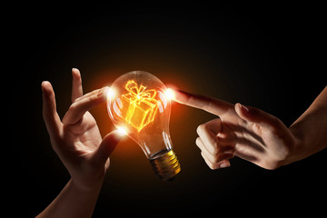 Wall Mural - concept of electric energy