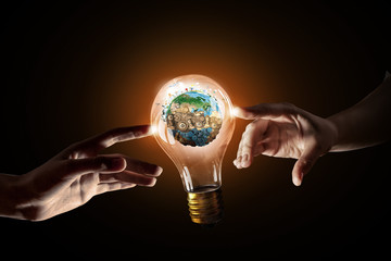 Wall Mural - concept of electric energy