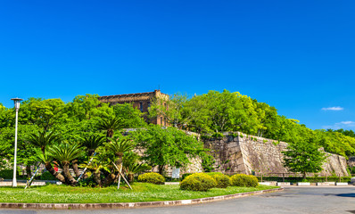 Wall Mural - Defensive walls of Osaka Castle in Japan